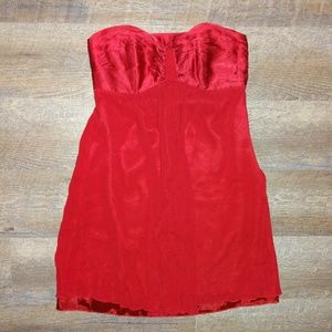 Express Mini Dress Red Sz. 0 Lined